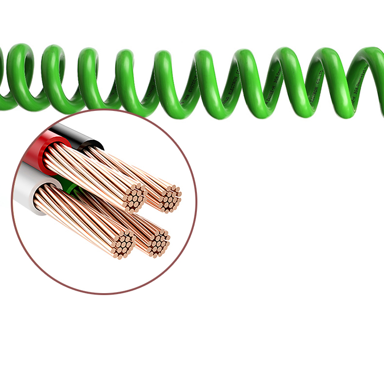 Type 2 Coiled Charging Cable 11kW-22kW